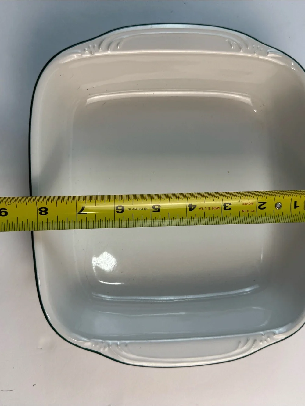 Pfaltzgraff White Square winterberry baking dish